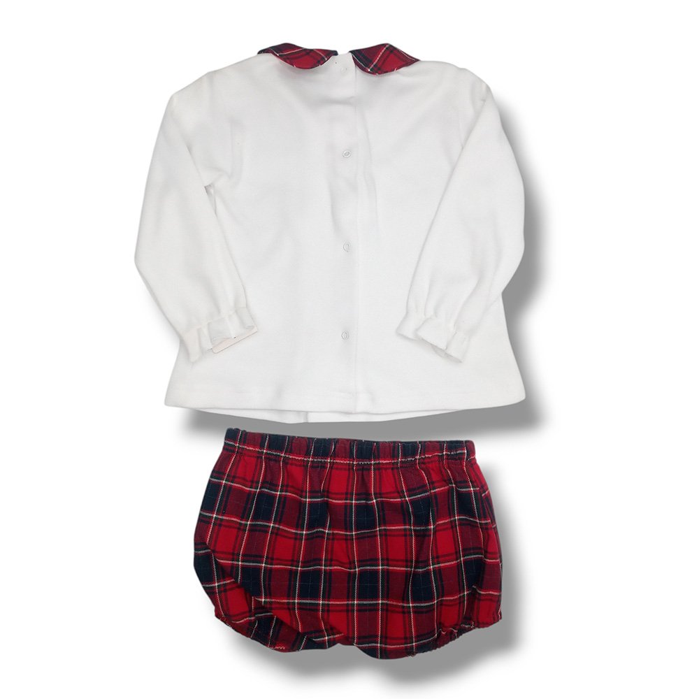 Rapife Conjunto Pack punto estampado de bebé Niña 5413W20 ROJO/RED-24 CORDONETS - Imagen 5