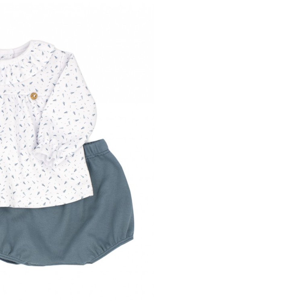 Rapife Conjunto Pack punto estampado de bebé Niña 5813W21 VERDE-26 CORDONETS - Imagen 3