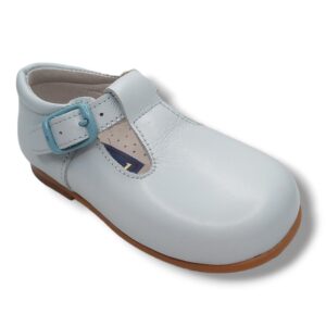 Zapato Ceremonia Pepito Reval 0929 NAPA CELESTE CORDONETS