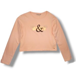 Tiffosi Camiseta Top de niña 10037467_684 VIVIENNE ROSA ROYALE CORDONETS