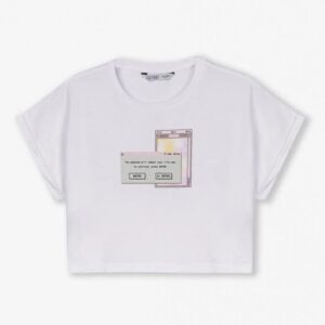 Tiffosi Camiseta Top de niña 10043654_001 HAMSTER BLANCO ROYALE CORDONETS