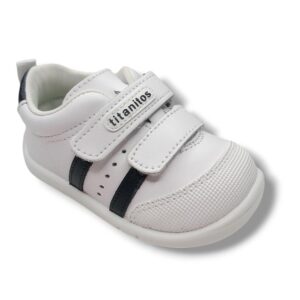 Titanitos Deportivas Niño B500 AMANCIO BLANCO NAVY CORDONETS