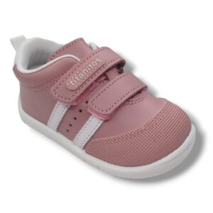 Titanitos Deportivas Niña B500 AMANCIO OLD ROSE BLANCO CORDONETS