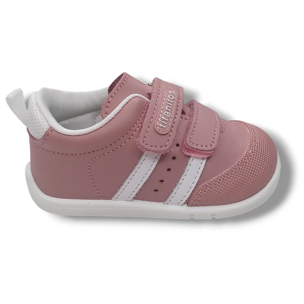 Titanitos Deportivas Niña B500 AMANCIO OLD ROSE BLANCO CORDONETS - Imagen 2