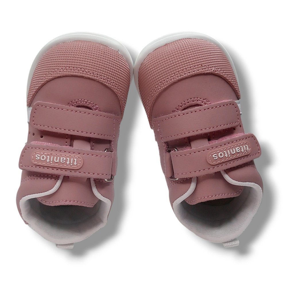 Titanitos Deportivas Niña B500 AMANCIO OLD ROSE BLANCO CORDONETS - Imagen 6