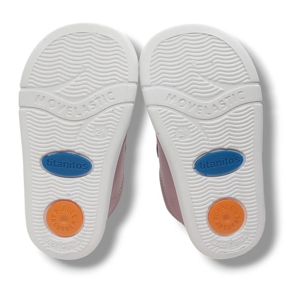Titanitos Deportivas Niña B500 AMANCIO OLD ROSE BLANCO CORDONETS - Imagen 7