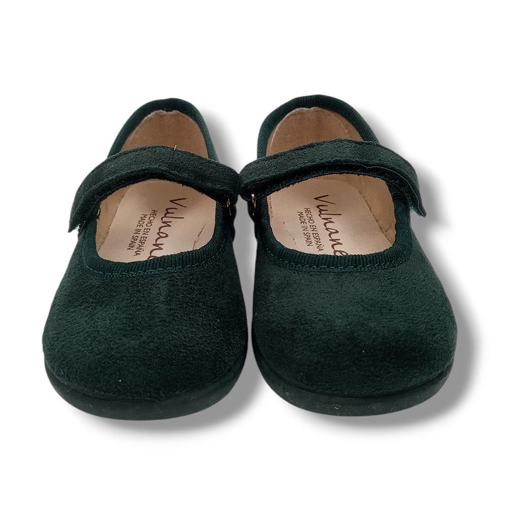 Batilas Merceditas Serratex Vulnanes Niña 160 VERDE BOTELLA CORDONETS - Imagen 4