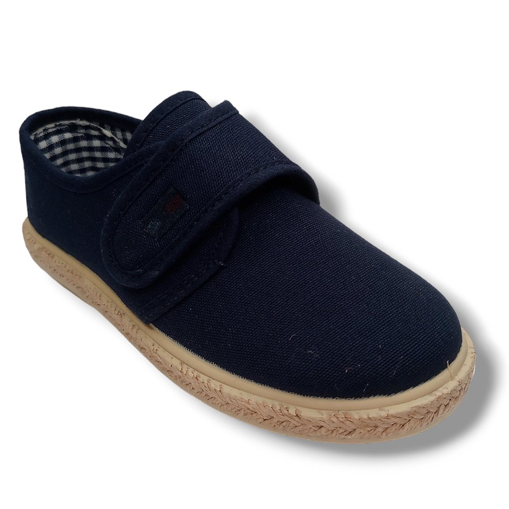 Vulpeques Zapatilla Lona Niño 1032-PBT MARINO CORDONETS