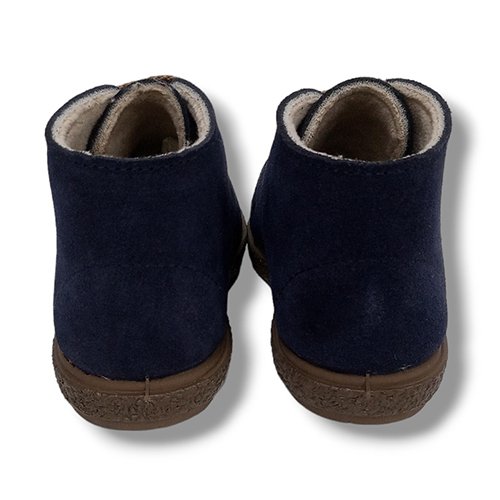 Vulpeques Botas Serraje Niño 1111-SE MARINO CORDONETS - Imagen 5