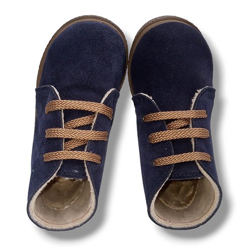Vulpeques Botas Serraje Niño 1111-SE MARINO CORDONETS - Imagen 6