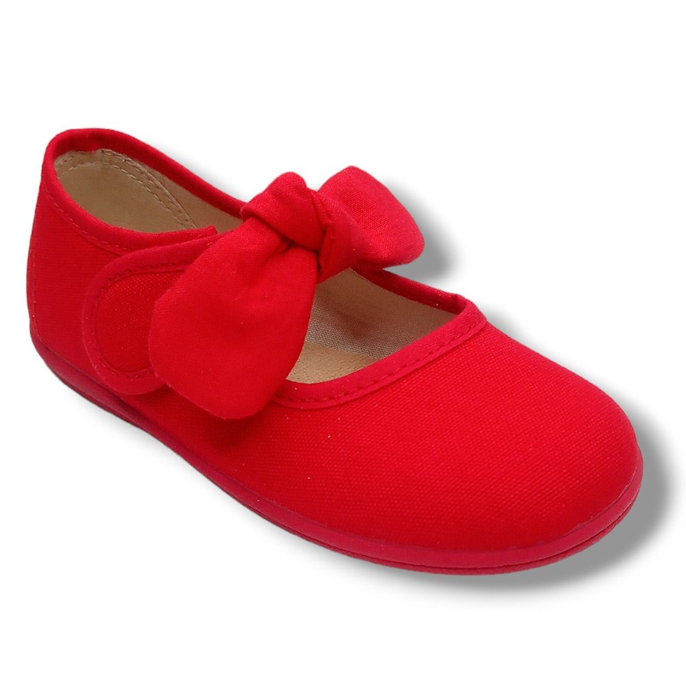 Vulpeques Merceditas Lona Niña204-P ROJO CORDONETS