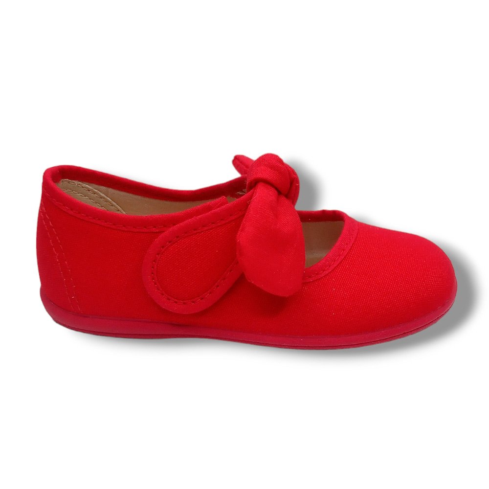 Vulpeques Merceditas Lona Niña204-P ROJO CORDONETS - Imagen 2