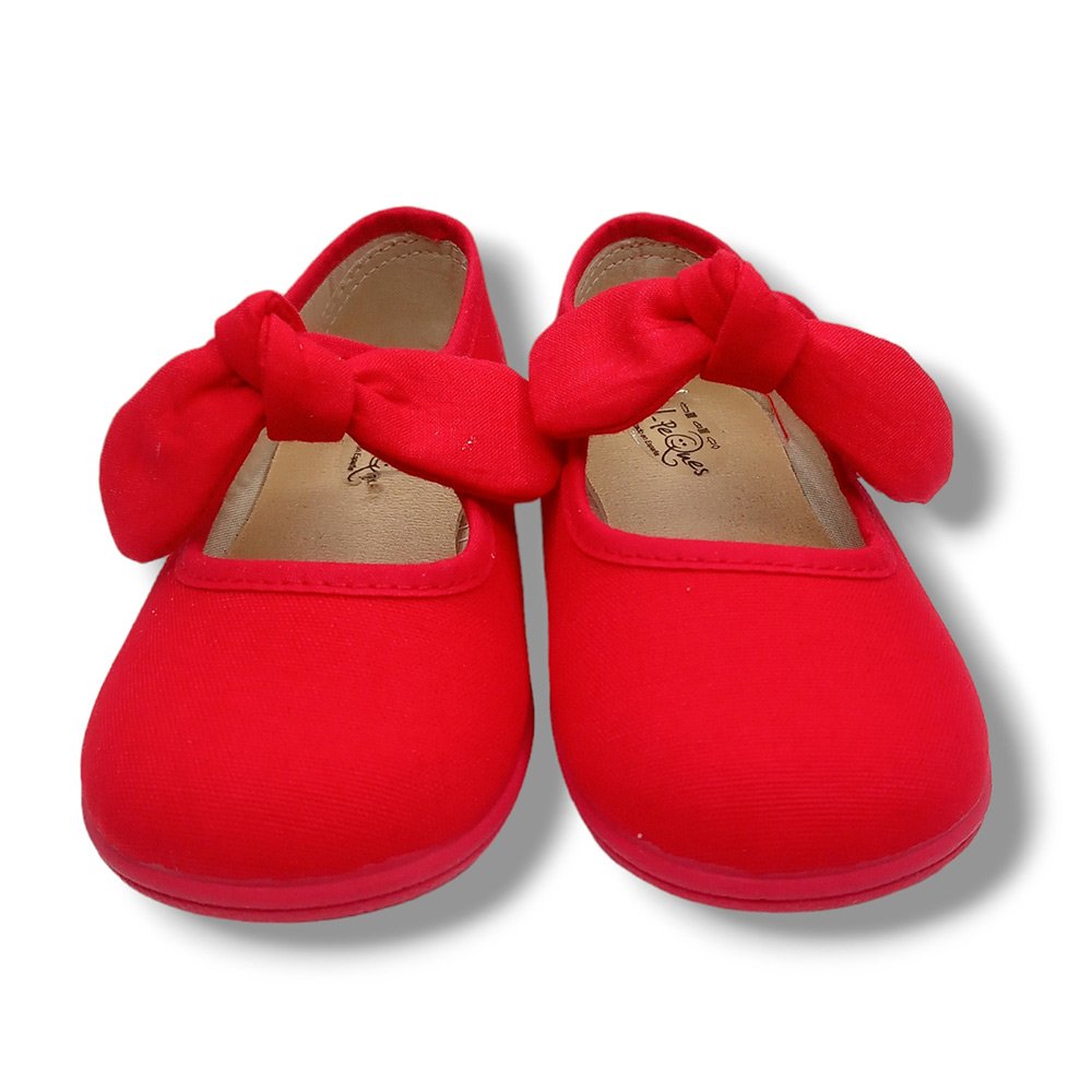Vulpeques Merceditas Lona Niña204-P ROJO CORDONETS - Imagen 4