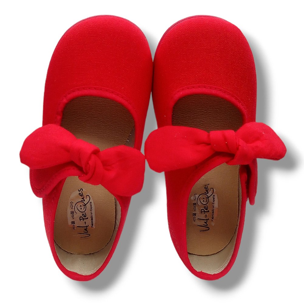 Vulpeques Merceditas Lona Niña204-P ROJO CORDONETS - Imagen 6