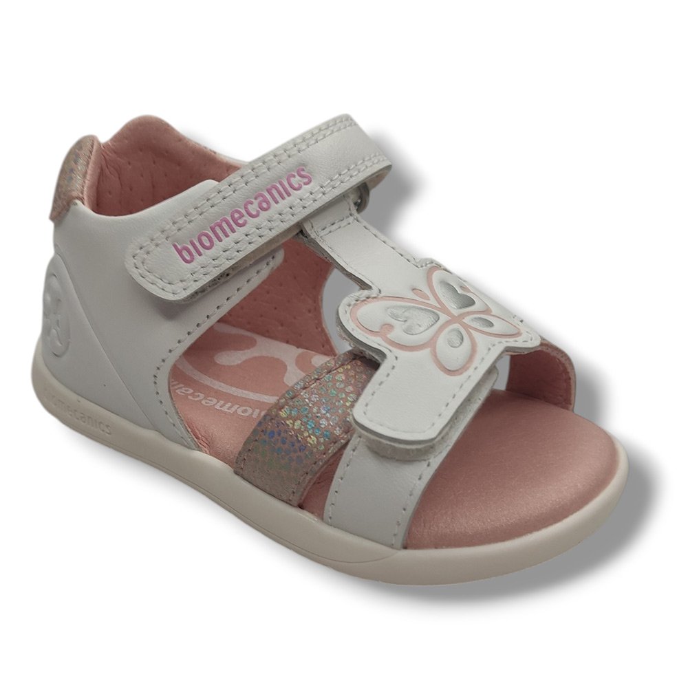 Biomecanics Sandalia Abierta Niña 262162-B050 BLANCO ROYALE CORDONETS