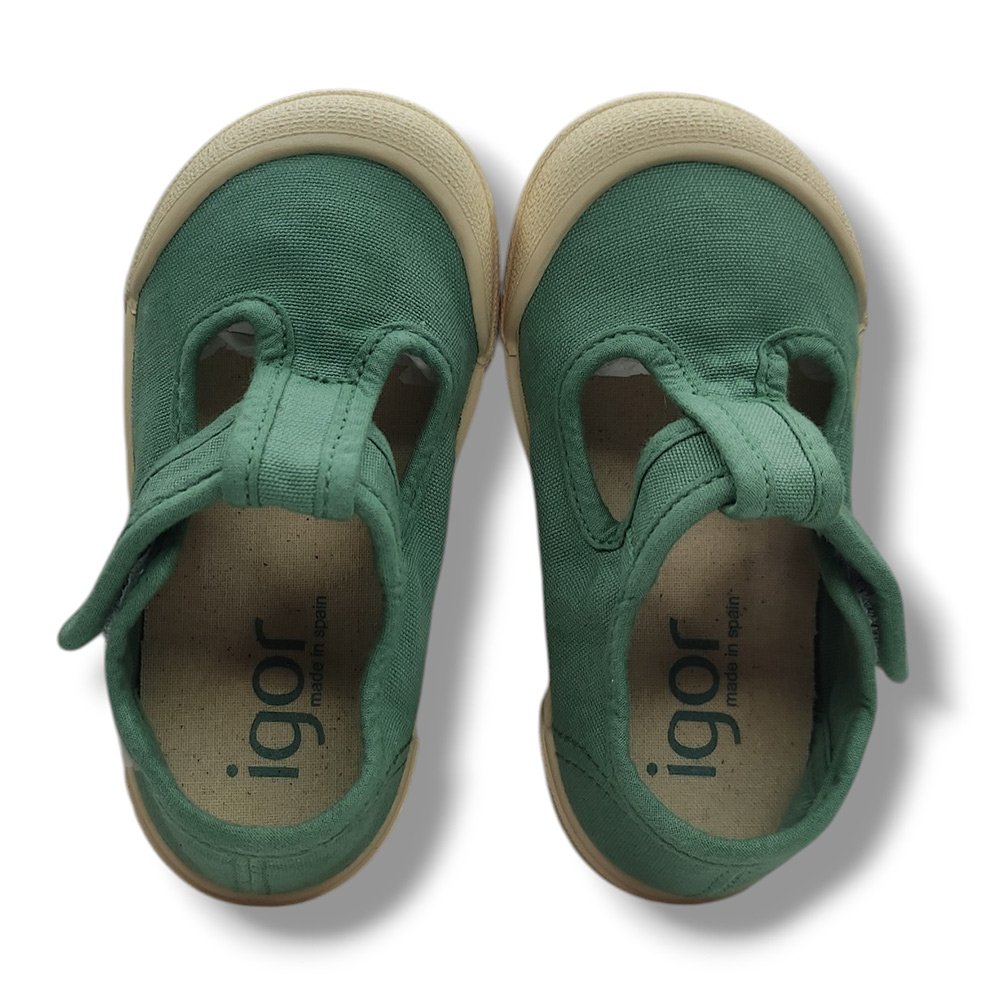 Igor Zapatilla Lona Pepito Sneakers S10332-391 MATCHA Niña ROYALE CORDONETS - Imagen 6