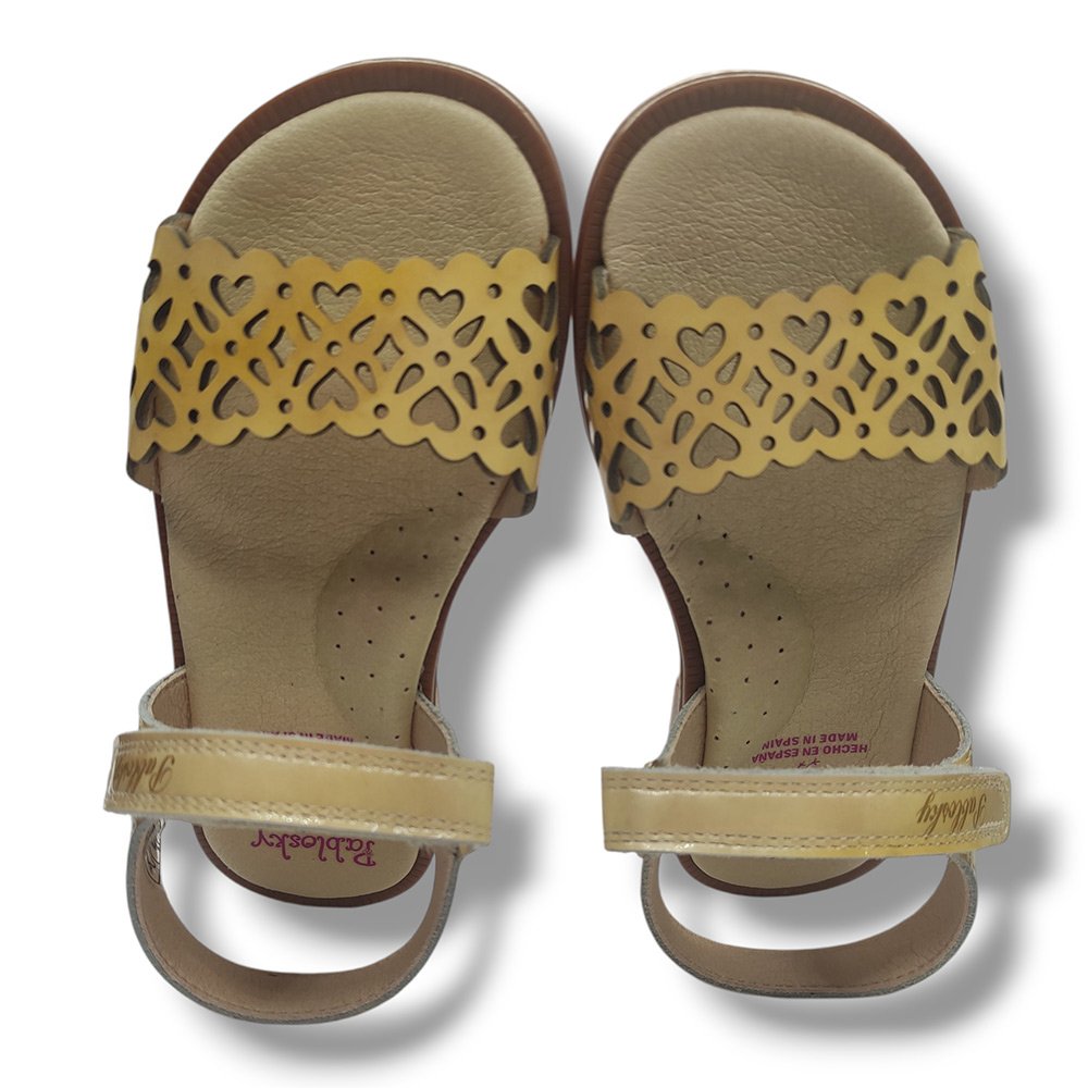 Pablosky Sandalia Abierta Niña 085539 BEIGE CORDONETS - Imagen 6